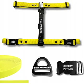 Postroj pro psa VODĚODOLNÉ POSTROJE PRO VELKÉHO PSA GUARD PVC BIOTHANE M I WOOFY HARNESS