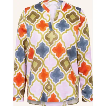 Dámská halenka Eterna Dámská Halenka, olivová / tmavě oranžová / růžová, 38