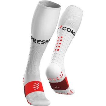 Pánské ponožky Compressport Full Socks Run white - EU 45-48