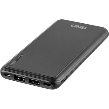 Powerbanka Powerbank GND 10000 mAh, USB-C, Lightning (PB100001B) černá