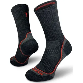 Pánské termo ponožky Northman Trek Silver Light Merino antracit - M (39-41)