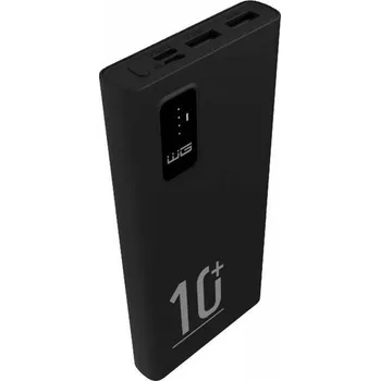 Powerbanka Powerbank WG 10 000 mAh + PD USB-C 20W + QC 3.0 22,5W (10165) černá