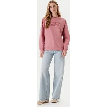 Pánská mikina Tommy Jeans Mikina Script DW0DW21196 Růžová Regular Fit S