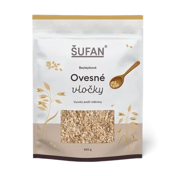 ŠUFAN s.r.o. Bezlepkové ovesné vločky - 500 g