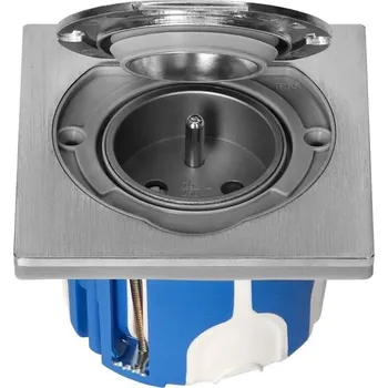 vypínač a zásuvka Orno OR-AE-1397MB nerez