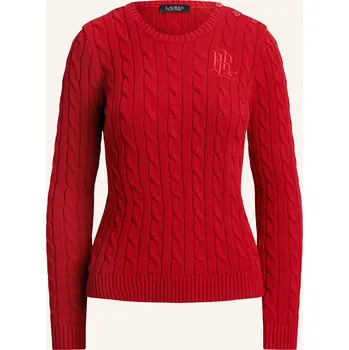 Dámský svetr Lauren Ralph Lauren Dámský Svetr S Třpytivou Přízí, červená, 42