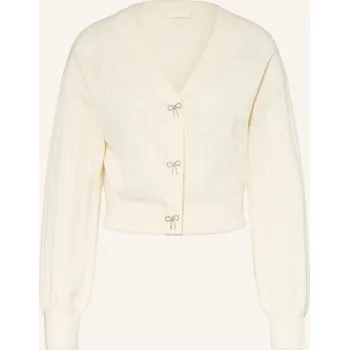Dámský svetr Guess Dámský Pletený Kardigan Lyla, krémová, 38