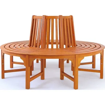 Zahradní lavice Kruhová lavička kolem stromu 991040 eukalyptus