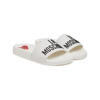 Dámské pantofle Nazouváky LOVE MOSCHINO JA28052G0MI14100 Bílá 38