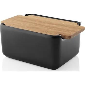 Dóza na máslo NORDIC KITCHEN 12 cm, černá, kamenina, Eva Solo - doprava zdarma od 2999 Kč