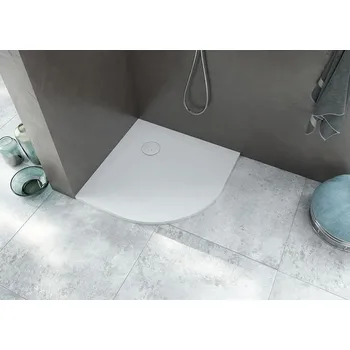 Sprchová vanička Sanplast Sprchová vanička čtvrtkruhová na míru BP-M/STRUCTURE, litý mramor, R550