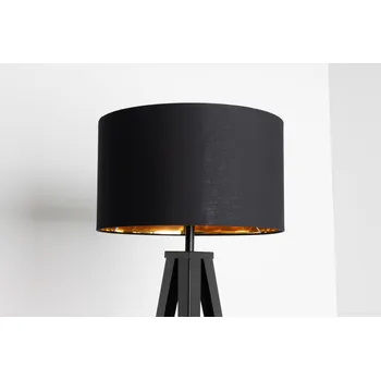 Jídelní židlička Lamfa 40x25x40cm černé zlato na stolní lampy