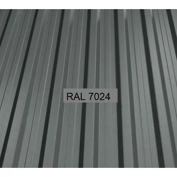 plechová krytina BILKA T-18 - Trapézový plech - MATNÝ SP35/ 0,40 mm Barva: RAL 7024 / šedá