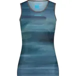 SHIMANO Cyklistické triko bez rukávů - VERTEX SL - modrá S