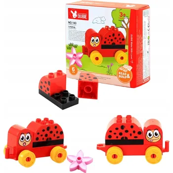 ostatní stavebnice Wange Dubie 143 vzdělávacích Stavebnice - Beruška, 7 dílků