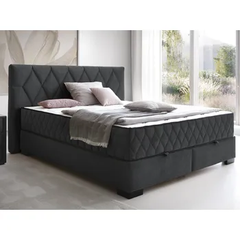 Postel Postel Reve 160x200 cm, grafitově šedá látka