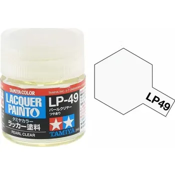 Modelářská barva Tamiya Lacquer LP-49 Pearl Clear/Lak perleťový 10ml