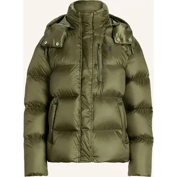 Dámský kabát Polo Ralph Lauren Dámská Péřová Bunda S Odnímatelnou Kapucí,...
