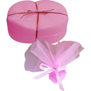 Svatební dekorace Rondo tylové jednobarevné 25cm (růžová) 25ks/balení