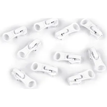 Zip Jezdec ke kostěným zipům No 3, malé, 2 bílá