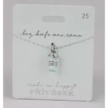 Šperk Přívěsek MAKE ME HAPPY 025 Káva - Happy Spirit