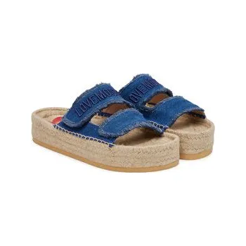 Dámské baleríny Espadrilky LOVE MOSCHINO JA28383G0MJO5700 Modrá 39