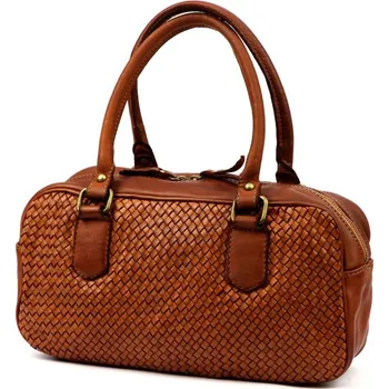 Kožená kabelka VS 042 - hnědá