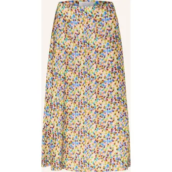 Dámská sukně Rich & Royal Dámská Saténová Sukně, režná / tmavě modrá /...