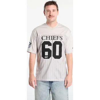 cyklistický dres Dres New Era Kansas City Chiefs NFL Pinstripe Jersey UNISEX Stone L