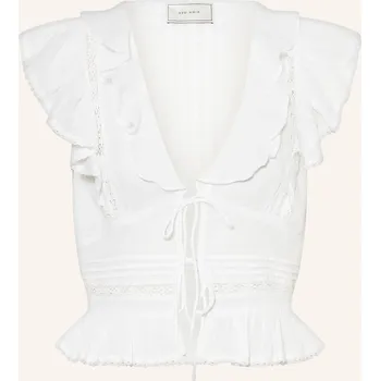 Neo Noir Dámský Halenkový Top Netali S Volánky, bílá, 36
