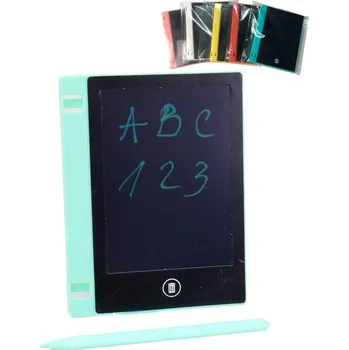 Magnetická kreslící tabulka Tabulka kreslící tablet magický set s kouzelným perem na baterie 5 barev