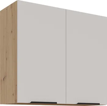 Kuchyňská skříňka Kuchyň Solea, horní skříňka 80 G-72 2F, kašmír/dub artisan