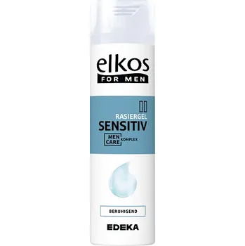 Elkos for Men gel na holení 200 ml Sensitiv (Dovoz: Německo)