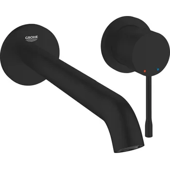 Vodovodní baterie GROHE Essence - Umyvadlová 2-otvorová baterie pod omítku, velikost L, černá matná 199672431
