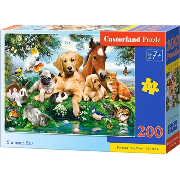 Puzzle Puzzle Castorland 200 dílků premium - Zvířecí parta