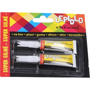 Kancelářské lepidlo Lepidlo vteřinové 2x2 g