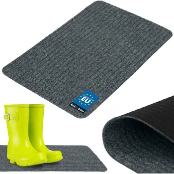 Rohožka Rohožka na boty savá protiskluzová kobereček rohož šedá 60x40 cm - popel \ 60x40 cm