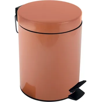 Odpadkový koš Spirella pedálový odpadkový koš Sydney, terakota, ocel, 3 l