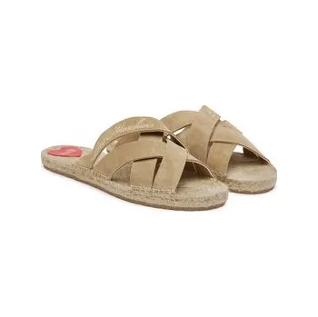 Dámské pantofle Nazouváky LOVE MOSCHINO JA28362G0MIG0104 Béžová 35