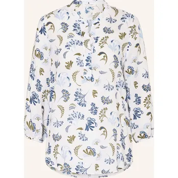 Dámská halenka Eterna Dámská Halenka S 3/4 Rukávem, olivová / modrá / bílá, 38