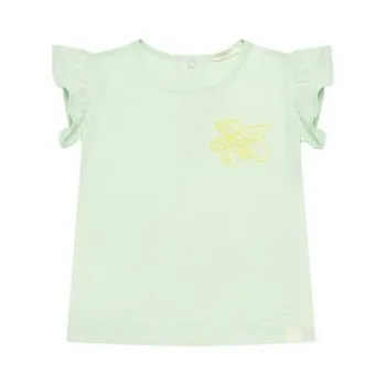 Dámské kraťasy United Colors Of Benetton Sada T-shirt a šortky 3O7SAK015 Zelená Regular Fit 82