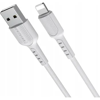 Datový kabel Kabel Borofone USB - Apple 30-pin 1 m bílý