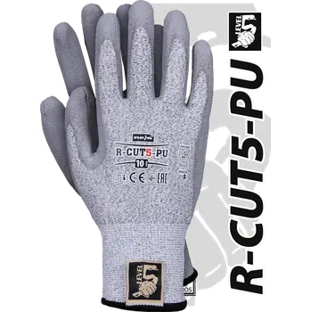 Pracovní oblečení Reis R-CUT5-PU rukavice Grey 7-11