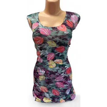 Top tílko GUSTA, Barva Zelená, Velikost XXXL 54, Materiál 96% Viskoza 4% Lycra