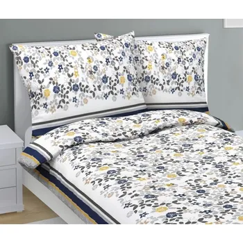 Povlečení Povlečení krepové Šedá BX1000813 - 140x220, 70x90 cm