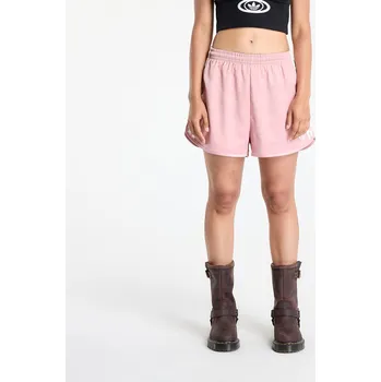 Dámské kraťasy Šortky adidas Originals Satin Shorts Ruffle 3-Stripes Wonder Mauve S