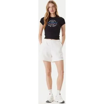 Pánská móda Tommy Jeans T-Shirt DW0DW21421 Černá Slim Fit M