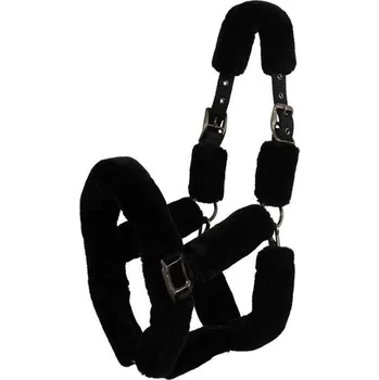 Ohlávka ANKY Fluffy ATH23002 černá/černá FULL