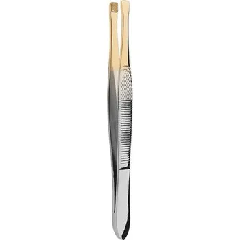 Péče o řasy a obočí Kosmetická pinzeta Donegal zlatá 1 kus