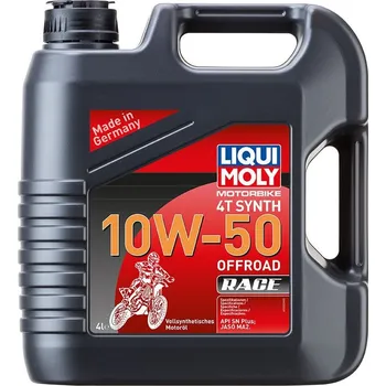 Auto-moto LIQUI MOLY Motorbike 4T Synth 10W50 Offroad Race, plně syntetický motorový olej 4 l LIQUI MOLY LI 3052
